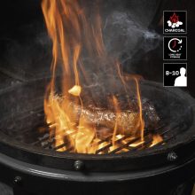 LANDMANN KAMADO GRILL FASZENES 56CM 22″ SZÜRKE 