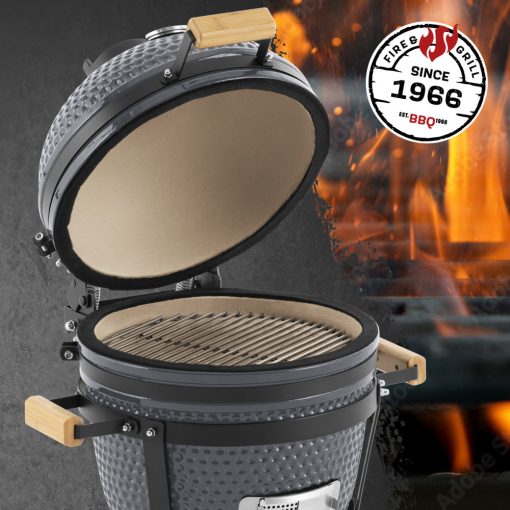LANDMANN KAMADO GRILL FASZENES 40CM 16″ SZÜRKE 