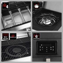 FRYTON GÁZGRILLKOCSI 4.1+INTEGRÁLT FORRÓ LEVEGŐS FRITŐZ