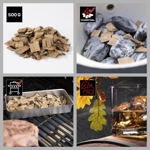 Füstölő chips whiskey (500g)