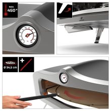 Landmann CALIANO 1.0 GÁZOS PIZZAKEMENCE ponyvával 11933