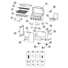 Rexon PTS 4.1 gázgrill-kocsi