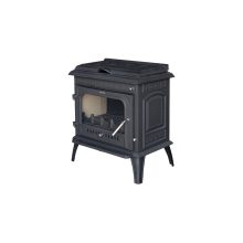 WENTOREX Bolzano WS-D 14 öntöttvas fatüzelésű kályha főzőlappal (14 kW / matt fekete)