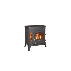   WENTOREX Matterhorn WS-D 8 öntöttvas fatüzelésű kályha (8 kW / matt fekete)