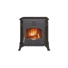 WENTOREX Matterhorn WS-D 8 öntöttvas fatüzelésű kályha (8 kW / matt fekete)