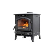 WENTOREX Novara WS-D öntöttvas fatüzelésű kályha (8 kW / matt fekete)