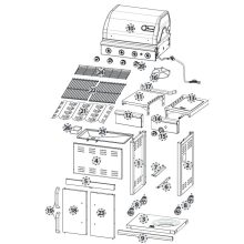 Triton PTS 4.1 (Fekete) gázgrill