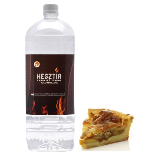 HESZTIA Bioetanol 1,0 L Almás pite - 8db - Ajándék színes gyújtópálcával