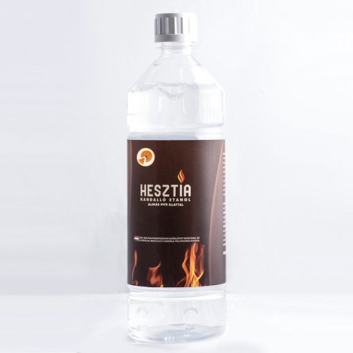 HESZTIA Bioetanol 1,0 L Almás pite - 8db - Ajándék színes gyújtópálcával