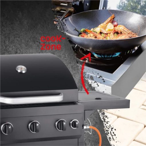 Landmann Gázgrillkocsi / Grillező Rookie 3.1 szekrénnyel (fekete)