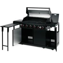 Landmann Gázgrill 6.1 Gázgrill-kocsi / Grillező Maxx-Zone-nal Fekete 