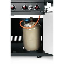 Landmann Gázgrill 6.1 Gázgrill-kocsi / Grillező Maxx-Zone-nal Fekete 