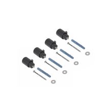 WENTOREX Asymmetric Electric 400 Watt elektromos törölközőszárító radiátor (fekete - 500 mm)