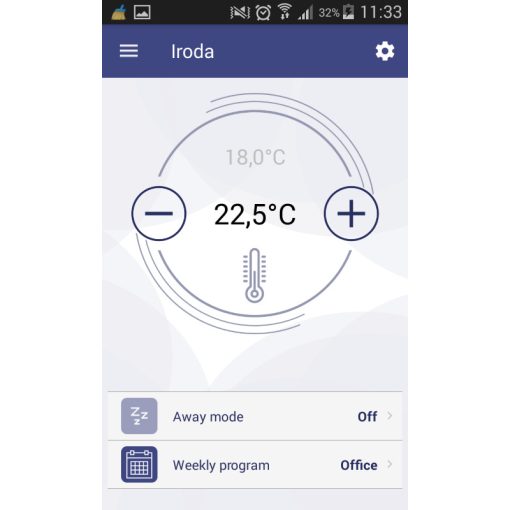 Adax Neo WiFi “H” elektromos fűtőpanel- 400W grafitszürke