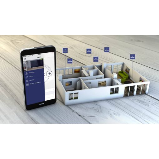 Adax Neo WiFi “L” elektromos fűtőpanel- 1200W grafitszürke