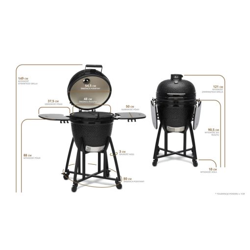 KÖLER KAMADO KERÁMIA FASZENES GRILL EG21 