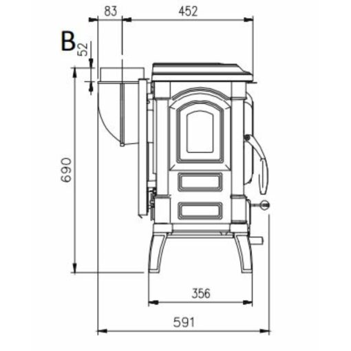  LA NORDICA ISETTA EVO 4.0 KÁLYHA 