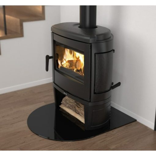 LA NORDICA TAHITI EPS ARNTHRACITE BLACK KÁLYHA HŐVISSZANYERŐ RENDSZERREL