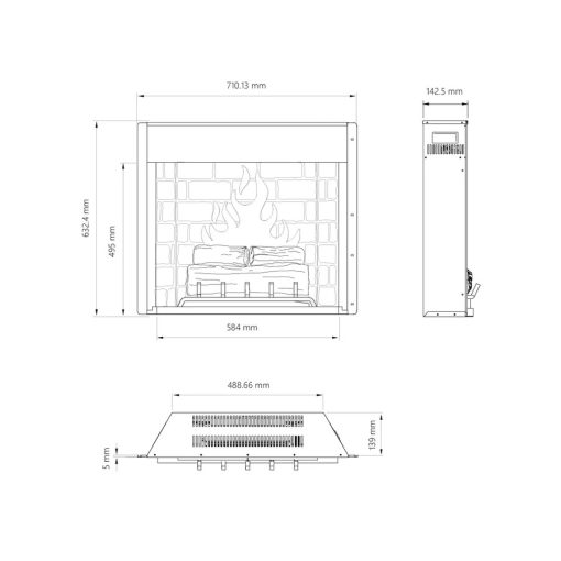 TAGU POWERFLAME 2 ELEKTROMOS KANDALLÓ