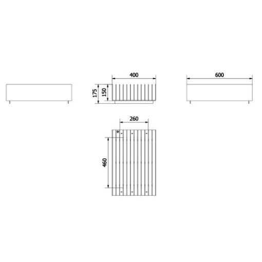 ERIZO 50/50 KERTI TŰZRAKÓHELY