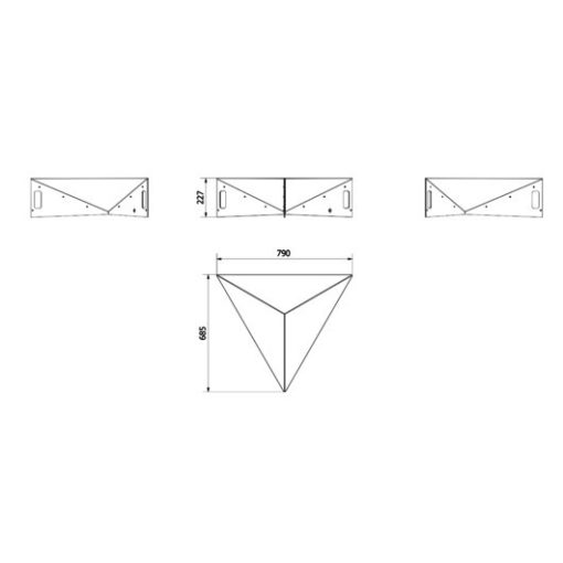 PYRAMID KERTI TŰZRAKÓHELY