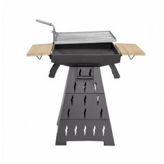   HECHT Vesuv 3 in1 - BBQ+tűzrakó+grill + Ajándék Grillbrikett