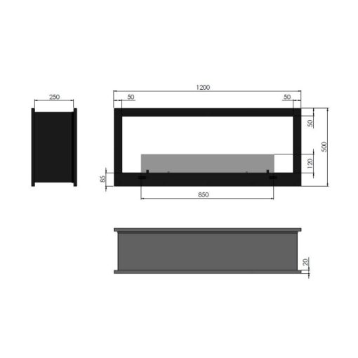 INFIRE 2 SIDE 1200 SLIM