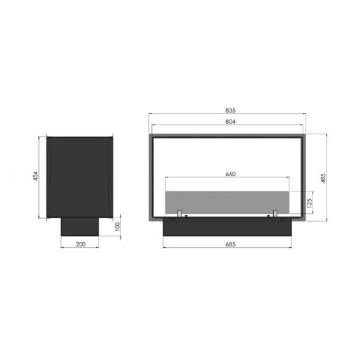 INFIRE 2 SIDE 800 SLIM