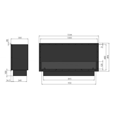 INFIRE INSIDE BLACK 1000 
