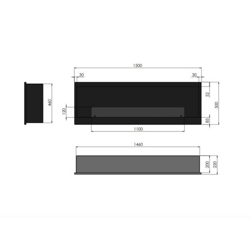 INFIRE INSIDE BLACK 1500 