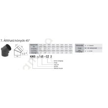 ÁLLÍTHATÓ KÖNYÖK 120MM 45°