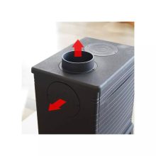 KRATKI KOZA K10 130 KÁLYHA - Ajándék hamuporszívóval