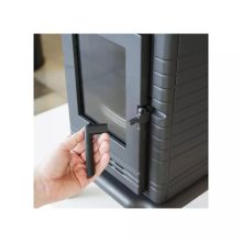 KRATKI KOZA K10 150 KÁLYHA TURBOFAN RENDSZERREL - Ajándék hamuporszívóval