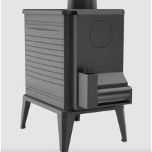 KRATKI KOZA K10 150 KÁLYHA TURBOFAN RENDSZERREL - Ajándék hamuporszívóval