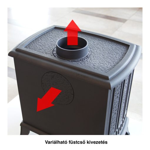 KRATKI KOZA K6 150 HORDOZHATÓ KÁLYHA - Ajándék Hamuporszívóval