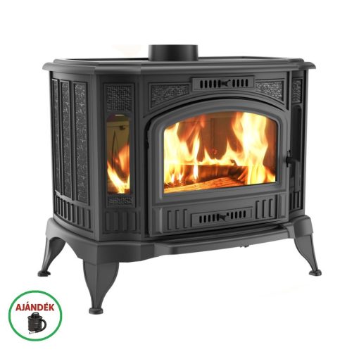 KRATKI KOZA K9 130 KÁLYHA TURBOFAN RENDSZERREL - Ajándék Hamuporszívóval