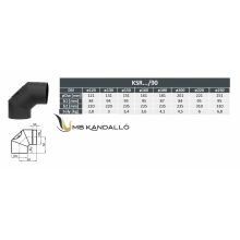 FIX KÖNYÖK TISZTÍTÓ NYÍLÁSSAL 150MM 90° 