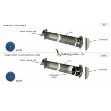 LÉGBEVEZETŐ EGYSZERŰ 110MM SAVÁLLÓ SZELLŐZŐVEL