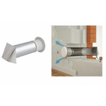 LÉGBEVEZETŐ EGYSZERŰ 110MM FESTETT SZELLŐZŐVEL
