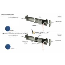 KEREK LÉGBEVEZETŐ FŰTŐSZÁLLAL 110MM SAVÁLLÓ SZELLŐZŐVEL