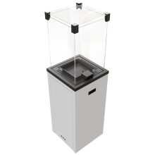 PATIO TERASZMELEGÍTŐ FEHÉR ÜVEG ELŐLAPPAL MANUÁLIS