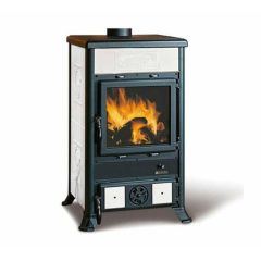  La Nordica ROSSELLA R1 5.0 CERAMICA fatüzelésű kályha (9 kW/fehér)