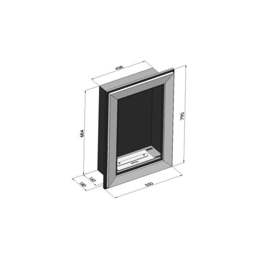 SIMPLEFIRE FRAME 550 FEKETE
