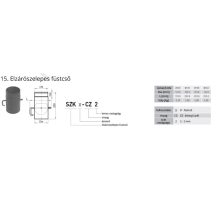 ELZÁRÓSZELEPES FÜSTCSŐ 180MM