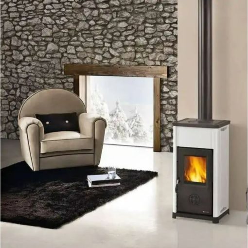 La Nordica TEA 5.0 acéllemez fatüzelésű kályha (7 kW)