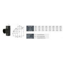 FÜSTCSŐ T-IDOM 130MM 90°