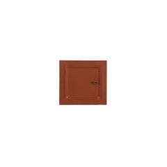 KÉMÉNYAJTÓ VÖRÖS ALAPOZÓVAL KEZELVE 140x140 mm