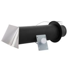 KANDALLÓ LÉGBEVEZETŐ FŰTŐSZÁLLAL, REJTETT TEKERŐGOMBOS PILLANGÓ SZELEPPEL 150/FEKETE