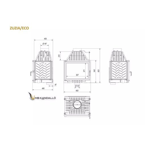 KRATKI ZUZIA DECO 180